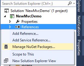 Manage NuGet Packages